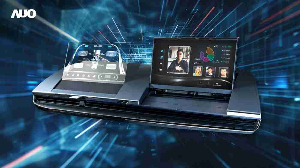 JDB电子Micro LED Display HMI解决方案打造透明Micro LED前座仪表，，，呈现信息并保留驾驶视野开阔；亦为副驾驶座乘客打造收放自如的Micro LED屏幕，，，在不影响显示质量的前提于显示区内建镜头，，，让用户能与视讯对象直接眼神接触，，提供绝佳的双向沟通体验